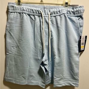 Surf & Swin Co Terry Shorts Trunks Lounge Blue Chalk Medium w/bag
